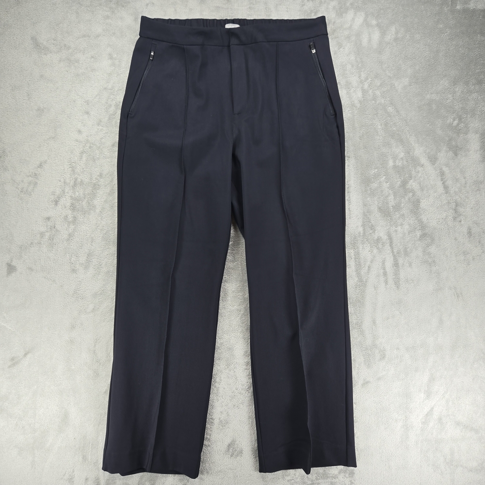 T By Talbots‎ Women's Black Trousers Zipper Pockets Sz Large EUC